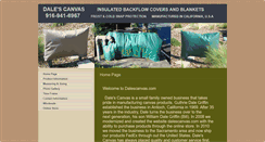 Desktop Screenshot of dalescanvas.com